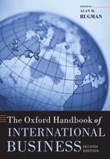 Oxford Handbook of International Business - Rugman, Alan M Professor