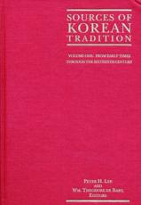 Sources of Korean Tradition - Peter H. Lee, Wm. Theodore De Bary, Yong-ho Choe