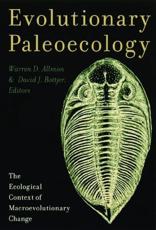 Evolutionary Paleoecology - Warren D. Allmon, David J. Bottjer