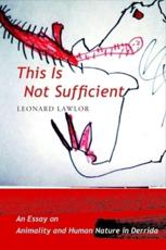 This Is Not Sufficient - Leonard Lawlor