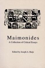 Maimonides - Joseph A. Buijs
