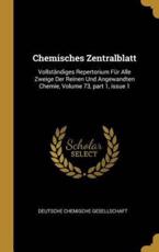 Chemisches Zentralblatt Hardcover | Indigo Chapters