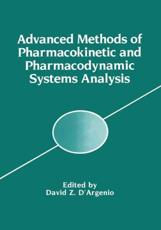 Advanced Methods of Pharmacokinetic and Pharmacodynamic Systems Analysis - D'Argenio, David