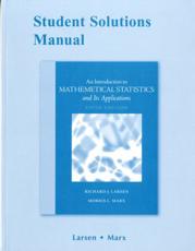 Student Solutions Manual for Introduction to Mathematical Statistics and Its Applications - Richard Larsen, Morris Marx