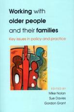 Working With Older People and Their Families