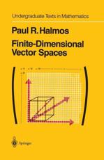 Finite-Dimensional Vector Spaces - Halmos, P.R.