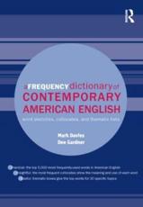 A Frequency Dictionary of Contemporary American English - Mark Davies, Dee Gardner