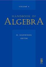Handbook of Algebra - M. Hazewinkel (editor)