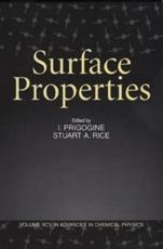 Surface Properties, Volume 95 - Ilya Prigogine (editor), Stuart A. Rice (editor)