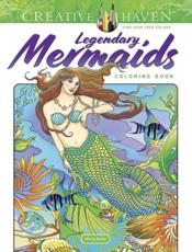 Creative Haven Legendary Mermaids Coloring Book