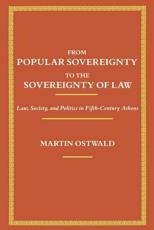 From Popular Sovereignty to the Sovereignty of Law - Martin Ostwald