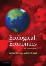 Ecological Economics: An Introduction - Stagl, Sigrid