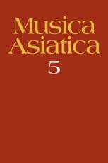 Musica Asiatica. Vol. 5 - Richard Widdess