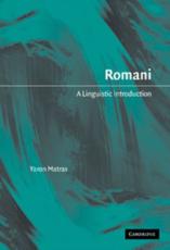 Romani: A Linguistic Introduction - Matras, Yaron