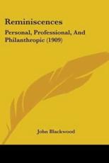 Reminiscences - John Blackwood (author)