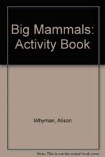 Large Mammals Activity Book