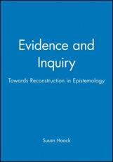 Evidence and Enquiry - Susan Haack