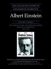 The Collected Papers of Albert Einstein. Vol. 7 The Berlin Years : Writings, 1918-1921 - Albert Einstein, Michel Janssen