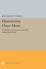 Historicism Once More - Roy Harvey Pearce