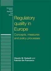 Regulatory Quality in Europe