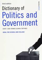 Dictionary of Politics and Government - P. H Collin, Peter Holmes