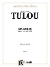 Tulou Six Duets 2 Flutes - Tulou, Jean-Louis (COP)