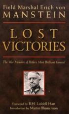 Lost Victories - Erich von Manstein, Anthony G. Powell