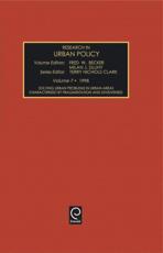 Research in Urban Policy. Vol. 7 - Becker, Fred W. (EDT)/ Dluhy, Milan J. (EDT)