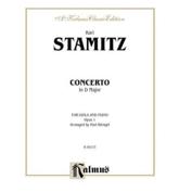 STAMITZ CONCERT D MAJOR OP 1 V - Stamitz, Karl (EDT)