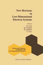 New Horizons in Low Dimensional Electron Systems - Hideo Aoki, Hiroshi Kamimura