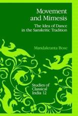 Movement and Mimesis - Mandakranta Bose
