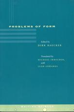 Problems of Form - Dirk Baecker