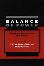 Balance of Power - T. V. Paul, James J. Wirtz, Michel Fortmann
