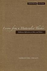 Lessons from a Materialist Thinker - Samantha Frost