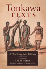 Tonkawa Texts by Harry Hoijer Hardcover | Indigo Chapters