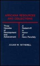 Africana Resources and Collections - Hans E. Panofsky, Julian W. Witherell