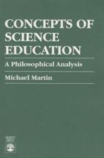 Concepts of Science Education - Michael Martin (author)