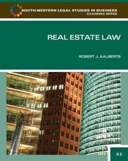 Real Estate Law - Robert J Aalberts, George J Siedel