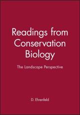 The Landscape Perspective - David Ehrenfeld, Society for Conservation Biology