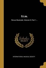 S.i.m. - International Musical Society (author)