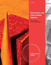 Elementary and Intermediate Algebra - Alan S Tussy, R. David Gustafson