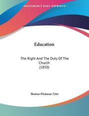 Education - Thomas Plickman Tyler (author)