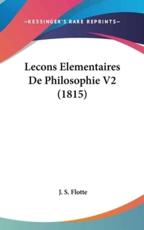 Lecons Elementaires De Philosophie V2 (1815)