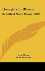 Thoughts in Rhyme - Jesse Cruse, W H Pearsons (introduction)