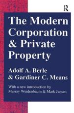 The Modern Corporation and Private Property - Adolf A. Berle
