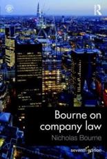 Bourne on Company Law - Nicholas Bourne