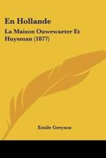 En Hollande - Emile Greyson (author)