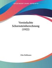Vereinfachte Schornsteinberechnung (1922) - Otto Hoffmann (author)