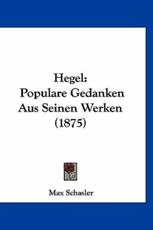 Hegel - Max Schasler