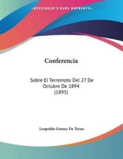 Conferencia - Leopoldo Gomez De Teran